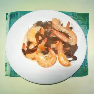 Crevette Champignons Noirs