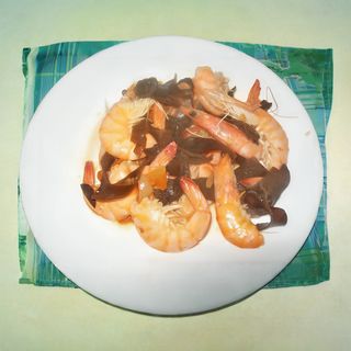 Crevette Champignons Noirs