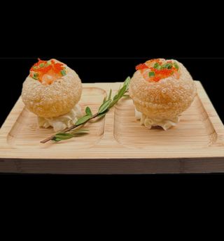 54a. Salmon pani puri