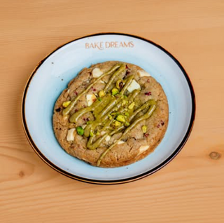 Cookie pistacho y frambuesa