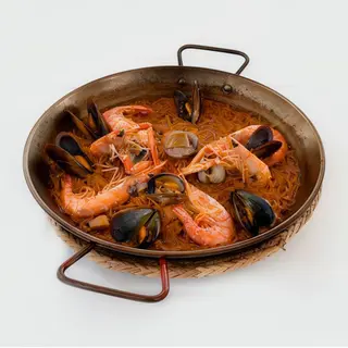 Fideua con marisco