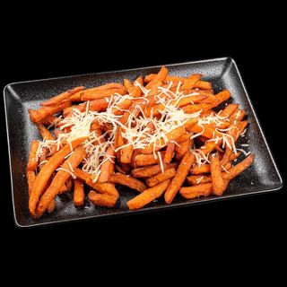 Пържен сладък картоф с пармезан