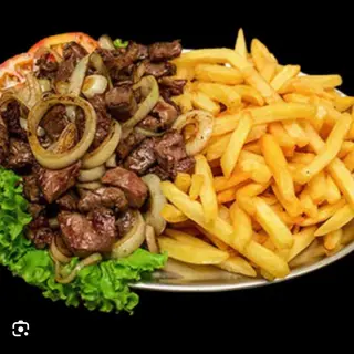 Maminha  com fritas 