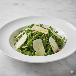 Ensalada De Rúcula Con Parmesano