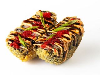 Суші бургер з креветкою. панко у паніровці XL (290g)