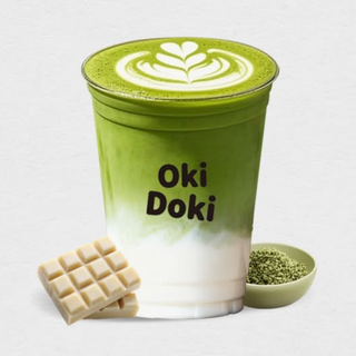 Chocolate Blanco Matcha Latte