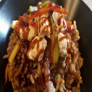 Yakimeshi De Pollo Y Verduras