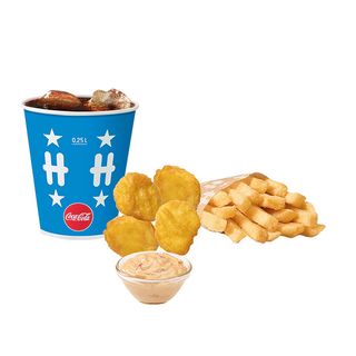 Пилешки хапки (4бр) меню