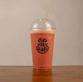 Smoothie de fresa y plátano (500 ml.)