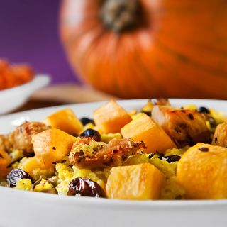 Jagły z dynią i indykiem