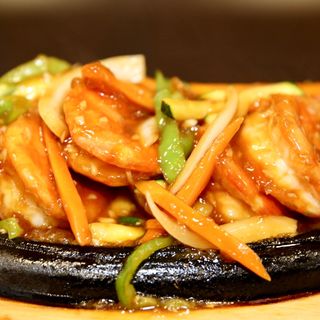 M7 - Langostino a la plancha con verduras