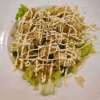 Ensalada De Tempura De Langostinos