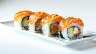 050 Uramaki salmone e avocado