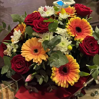 Bouquet rose e gerbere 
