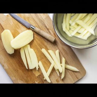 Patatas fritas caseras