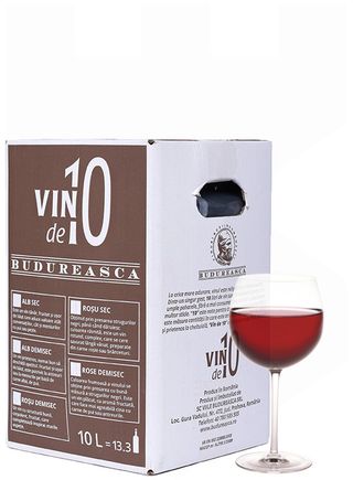 Budureasca Rosu Demisec 10l