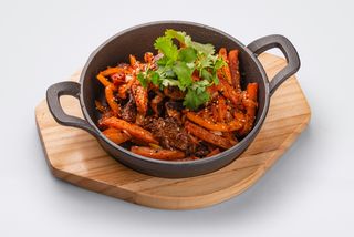 Фри с мясом (350г)