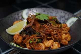 Nouilles Sautées Gambas