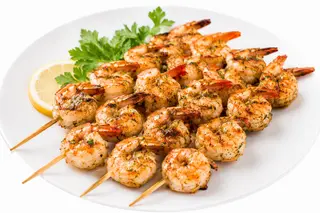 Brochettes De Gambas
