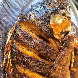 Fresh deep fried Tilapia 