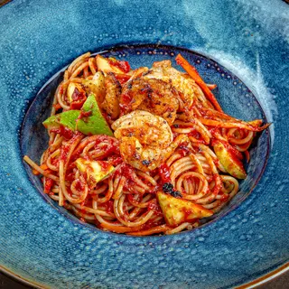 Prawns Spaghetti