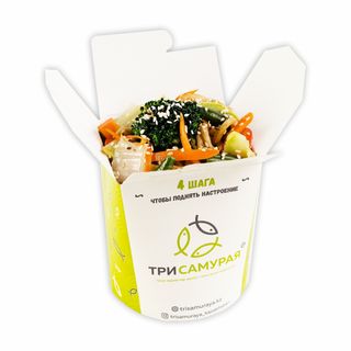 Пшеничная лапша с овощами 