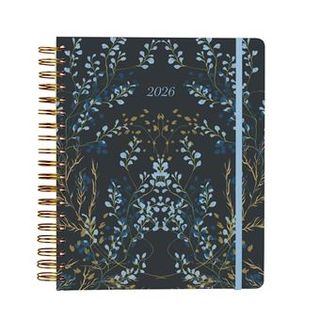 Agenda Kokonote 17 Meses 2025/2026 Semana Vista Olympia Nuit Florale - 8435747816416