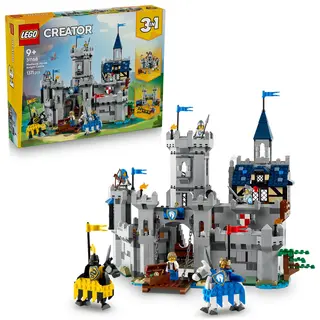Castel medieval cu cai si cavaleri - 31168
