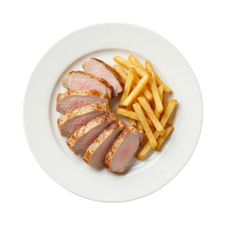 Lomo De Cerdo Con Patatas Fritas kids