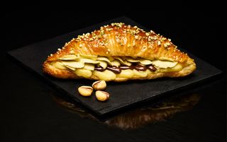 Croissant pistache chocolat