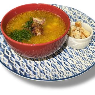 Горохівка з копченими реберцями