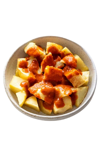 Tapa de patatas bravas