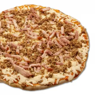 Pizza Atún con Bacon