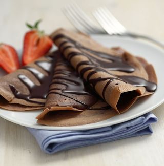 Crêpes al cioccolato fondente 