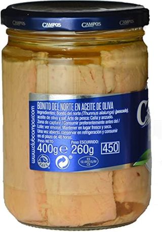Bonito Del Norte En Aceite De Oliva De Mundaka Frasco 400 Gr Neto 