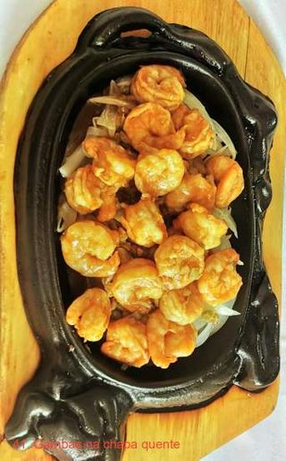 Gambas na Chapa Quente