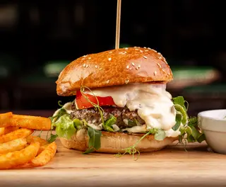 Truffle burger