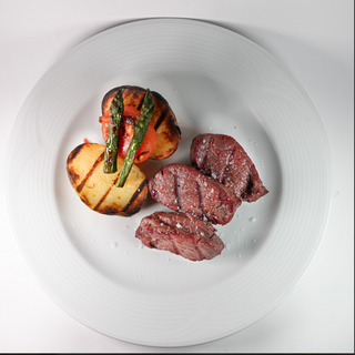 Solomillo Gallego y patatas fritas