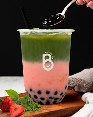 Бабл Полунична Матча 700 холодний / теплий