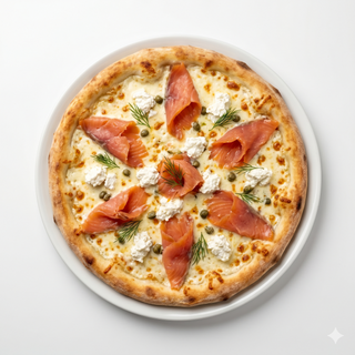 Pizza salmone