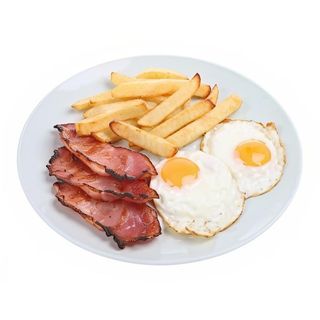 Huevos con Bacon y Patatas