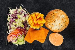 Cascaval pane la farfurie