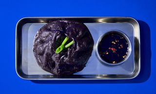 Bao Shrimps, Shiitake & Kimchi