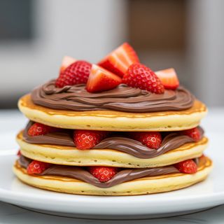 Pancake Nutella e fragola