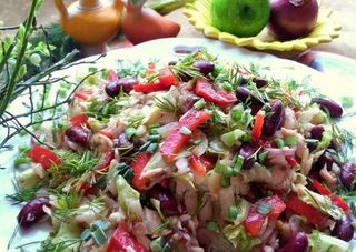 Острый салат