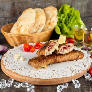 Punjena vešalica u maramici - porcija