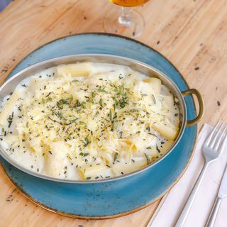 Rigatonis Al Dente Gratinados Con Idiazabal