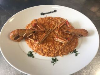 Risotto alla crema di scampi