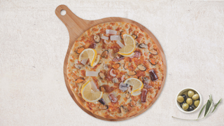 Pizza Scampi L  24 cm