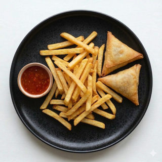 Samosa Special with 1/2 Chips